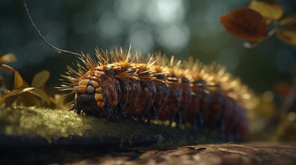 Caterpillar Adventure: Conquering the Green Frontier