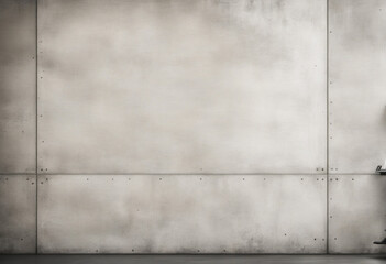 Gray and white textured concrete wall background with wide banner and space for copy.