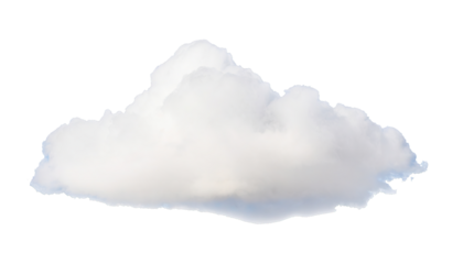White cloud - isolated