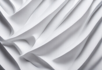 Textured white foam kink shape on a plain background - obrazy, fototapety, plakaty
