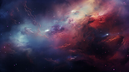 Fototapeta na wymiar nebula in space