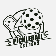 Customized Pickle ball Shirt , pickle-ball vector file
