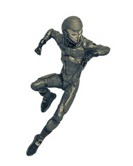 alien soldier is landing