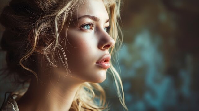 perfect looking blonde woman beautiful background wallpaper