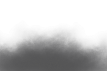 Smoke and mist effect on black texture background. Dark fog on white with copy space for your design. Smoke cloud on white transparent background