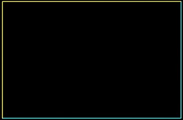 Two-color LED frame with a blank black page