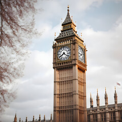 Fototapeta na wymiar Big Ben in London England travel destination picture
