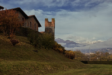 Ricetto of Candelo, Biella, Piedmont, Italy.