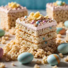 Easter Egg Rice Krispies Treats - Irresistible Spring-Themed Marshmallow Delight