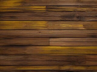 Fototapeta premium brown and yellow and dark and dirty wood wall wooden plank board texture background