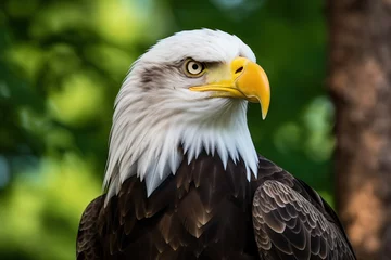 Foto op Plexiglas american bald eagle close up © StockUp