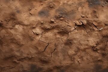 Raw, brown dirt texture