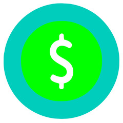 dollar sign icon	