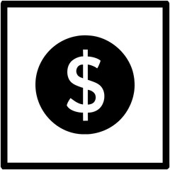 dollar sign icon	