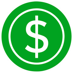 dollar sign icon	
