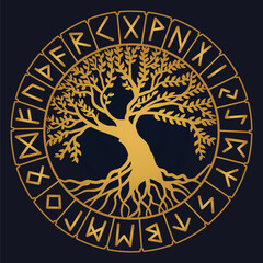 Tree of Life , Yggdrasil vector