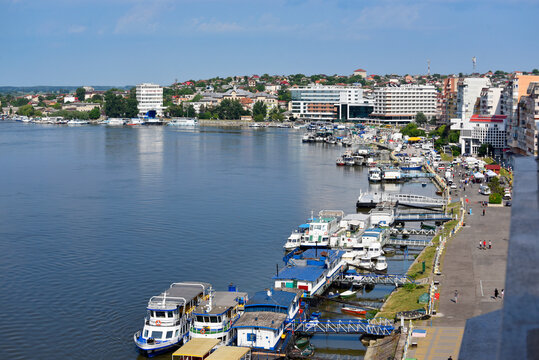 Tulcea city and the Danube. Romania