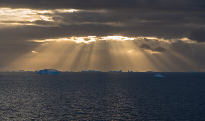 Light-rays over Icebergs