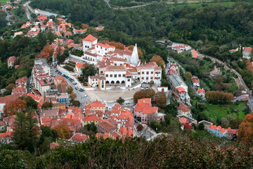 Fototapeta na wymiar Panoramic view of Sintra, Portugal