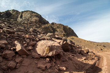 vale rochoso em Cajón del Maipo e Embalse El Yeso, Chile, Santiago, Chile