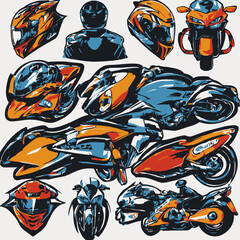 Motorcycle Logo Eps Format Design Very Cool
