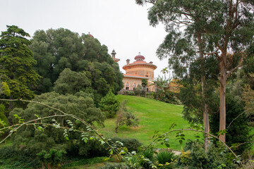 Naklejka premium Park and Palace of Monserrate, Sintra, Portugal