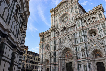 Fototapeta premium Dom zum Florenz, Westfassade