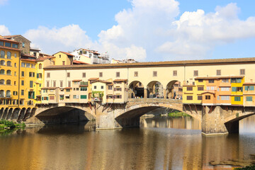 Die Ponte Vecchio in Florenz, Italien