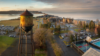 Semiahmoo spit includes a resort, beach trails, and restaurants and the iconic Semiahmoo Water...