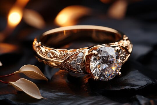 A man proposes to the bride and gives her a ring