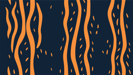 Flowing Waves of Color Background. Vector illustration. Fluid composition of shapes. Website, basis for banners, wallpapers, posters. You can also use it as mental wellness project. Seamless.