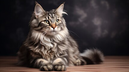 Obraz premium Kurilian Bobtail in Natural Setting