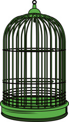 鳥かご（birdcage）(eps)