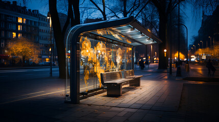 public bus stop 