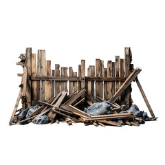 Barricade, PNG image, isolated object