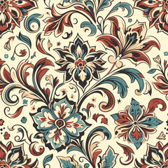 Fototapeta na wymiar Damask graphic elements. Oriental floral ornament. Baroque and royal vicDamask graphic elements. Oriental floral ornament. Baroque and royal victorian trendy designs. For seamless patterns, wrapping, 