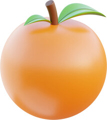 Orange 3D Illustration