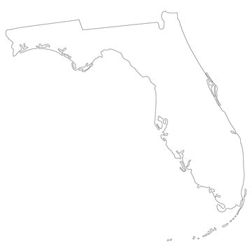recommend clip art: Florida state map. Map of the U.S. state of Florida