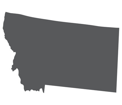 recommend clip art: Montana state map. Map of the U.S. state of Montana.