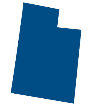 recommend clip art: Utah state map. Map of the U.S. state of Utah.