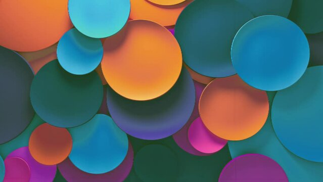 Futuristic wave through a digital changing color disk, pixel dust particle ,abstract background video motion