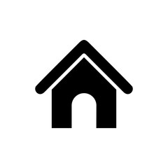 Home icon. Minimal home icon - web homepage symbol - vector website sign.