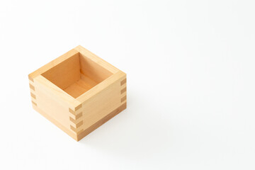 白背景に枡