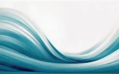 Foto op Aluminium 動きのある激しい水の流れのイラスト　余白あり　背景 © bluebellivy