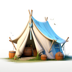 camping tent illustration