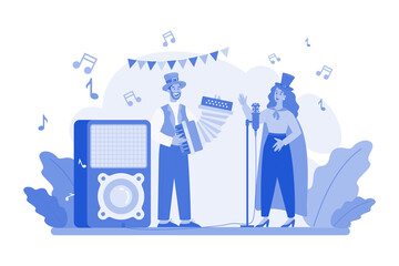 St. Patricks Day Illustration concept on white background