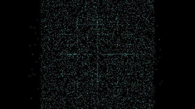Particle simulation science - Particle simulation of mysterious and invisible rotating pyramids