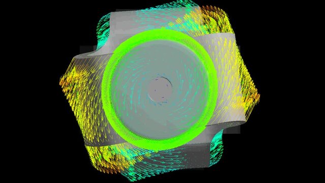 Mechanic simulation engineering - Finite element analysis of displacement and stress of universal joints