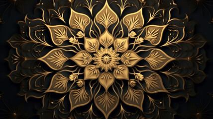 Modern luxury ornamental mandala background illustration graphic