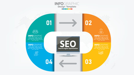 Timeline infographic elements for content, diagram, flowchart, steps, parts, timeline, workflow, chart.
